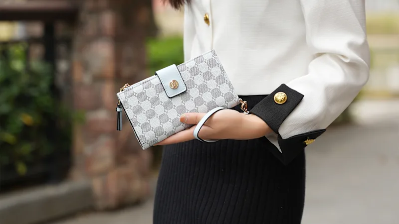 MKF Collection Solene Circular Print Wristlet by Mia K.