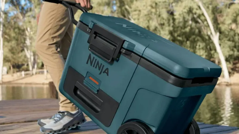 The 45-Quart Wheeled Chilled Cooler With Cutting Board