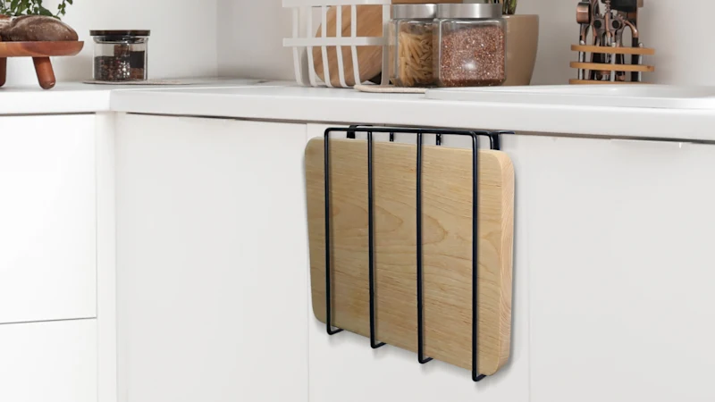 Space & Home Hang & Slide Cutting Board Storage Rack