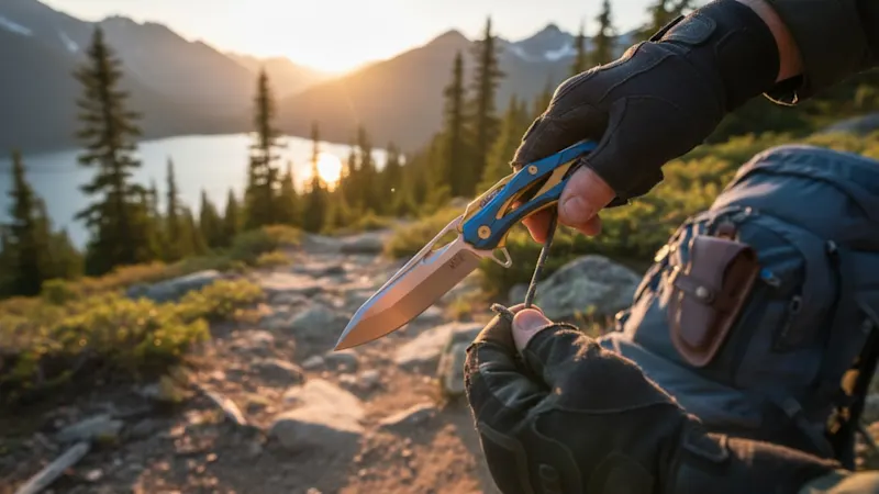 The Two-Toned Skeletonized Folding Knife