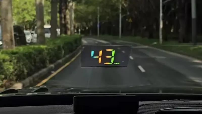 Infinite Basics GPS Head-Up Large Font Speedometer with Auto Brightness