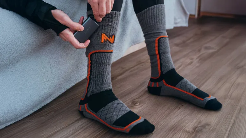 The Battery-Powered Merino Wool Socks