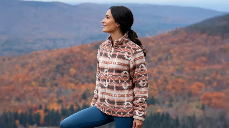 The Comfy Plaid Heated Jacket