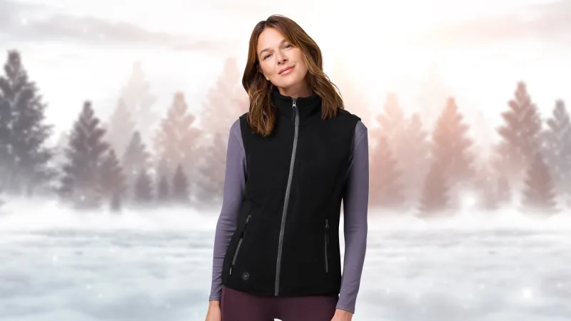 The Women's Heated Fleece Vest