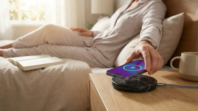 The Solid Marble Wireless Charger