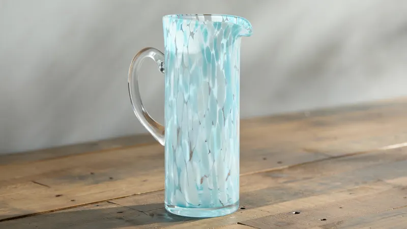 Dwell Studio Speckle Straight Glass Pitcher