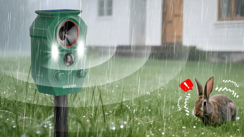 2-Pack: Hakol Deer Repellent for Yard with RIP Sensor