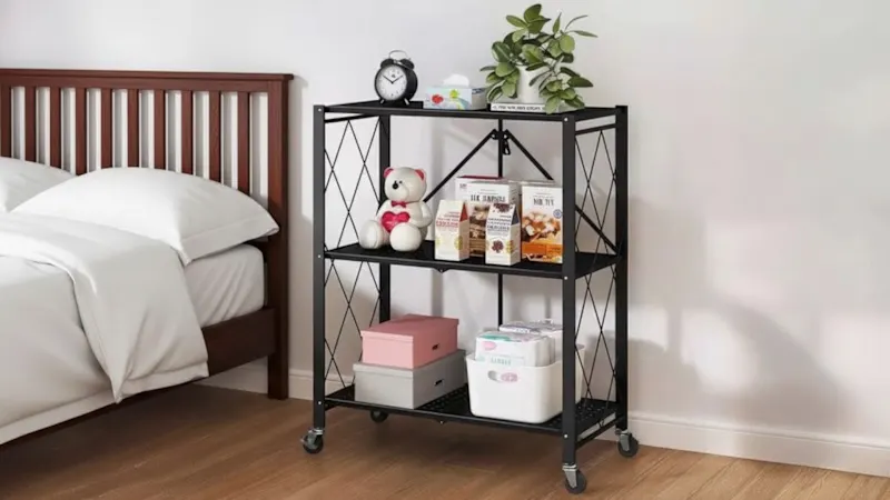 The Foldable Metal Storage Shelf
