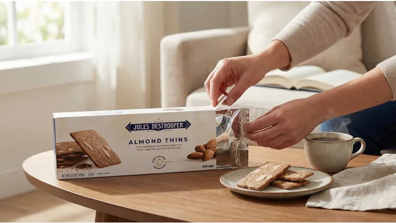 6-Pack: Jules Destrooper Almond Thins (3.5 Oz)