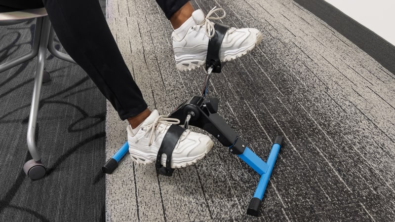 The Folding Compact Pedal Exerciser with LCD Digital Display