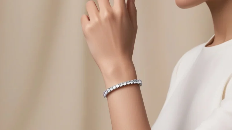 The Lab-Grown Diamond Tennis Bracelet