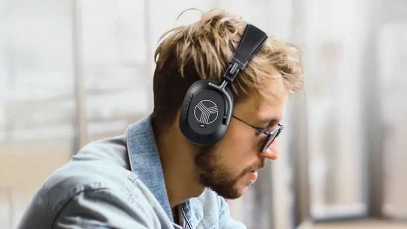 Treblab U5 Hybrid Active Noise Cancelling Headphones