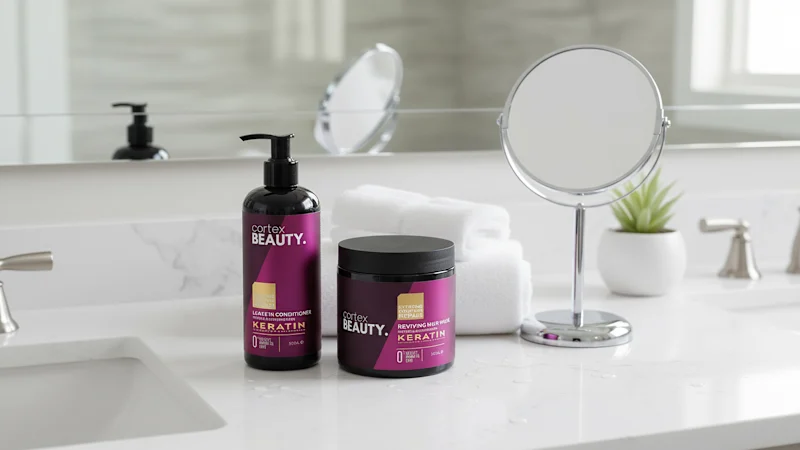 Cortex Beauty Keratin Leave-In Conditioner & Reviving Hair Mask Set