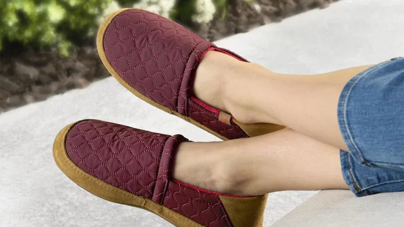 The Lady's Indoor Outdoor Step In Slippers