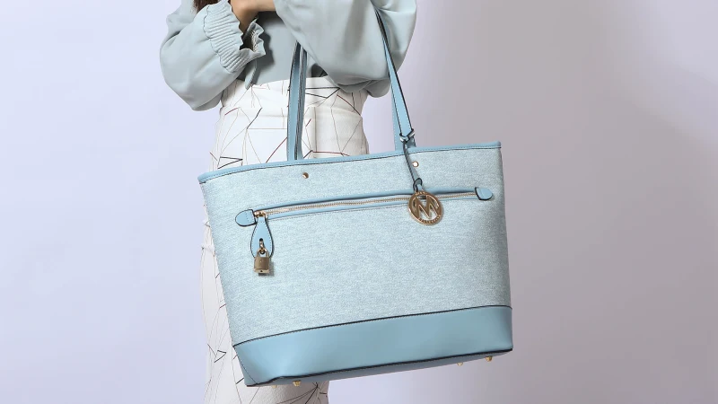 MKF Collection Juno Bolso Tote de Cuero Vegano por Mia K.