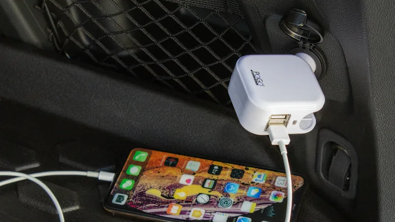 2-Pack: Pogo Power Bin Dual USB Charger for Home & Car