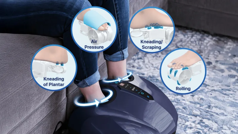 The Multi-Function Heated Shiatsu Foot Massager