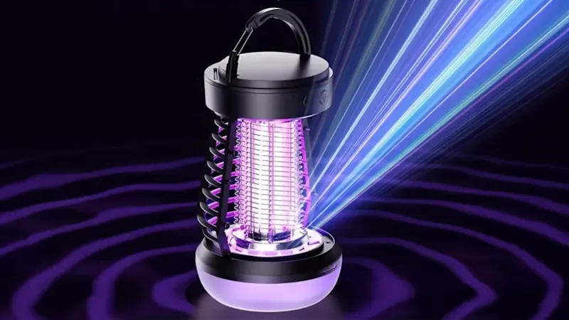 HAKOL Portable 3-in-1 Rechargeable Indoor & Outdoor Bug Zapper