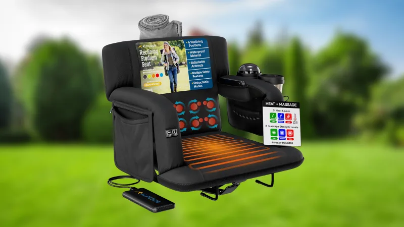 The Heated Stadium Seat