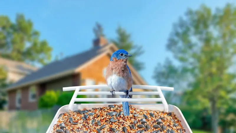 The Video Streaming Solar Bird Feeder
