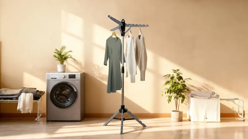 The Foldable Garment Drying Rack