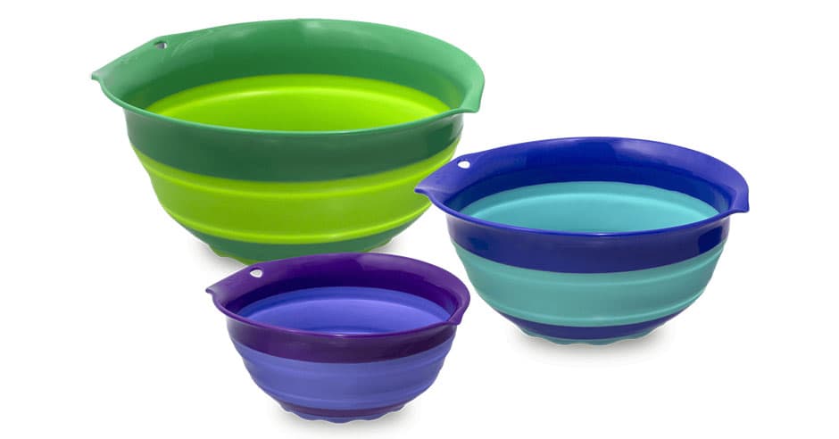 Meh: Squish 3-Piece Collapsible Bowl Set