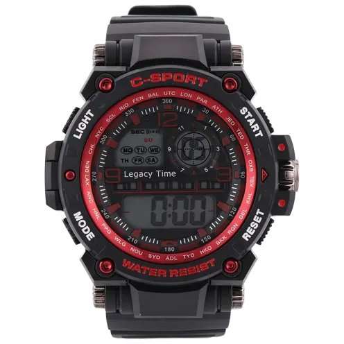 Iron Saints Men's C-Sport Water-Resistant Digital Watch