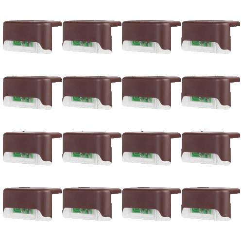 16-Pack Infinite Basics Solar LED Deck & Step Lights