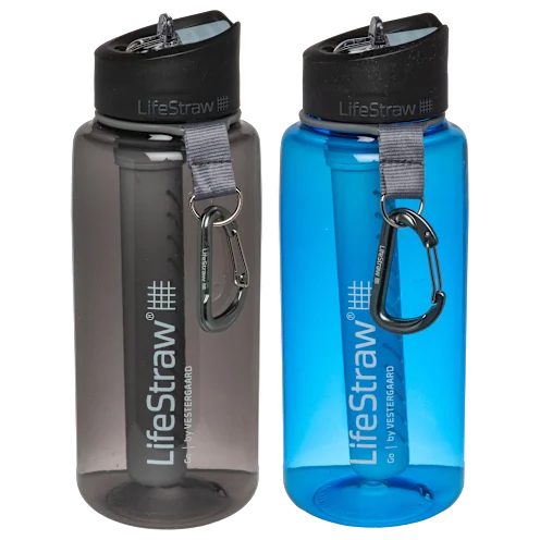 2-Pack Lifestraw Go 1L Water Filter Bottles