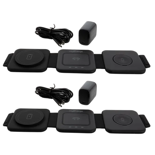 2-Pack MyCharge 3-in-1 Wireless Charging Pad