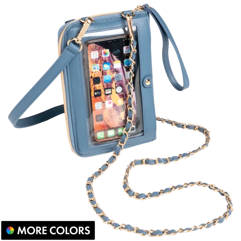 G.I.L.I. Faux Leather Wallet Crossbody with Two Straps