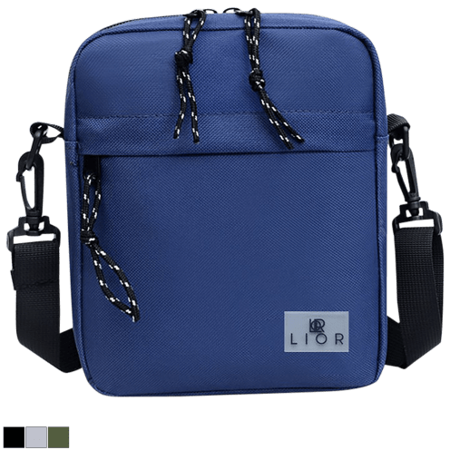 Lior Unisex Canvas Shoulder Crossbody Bag