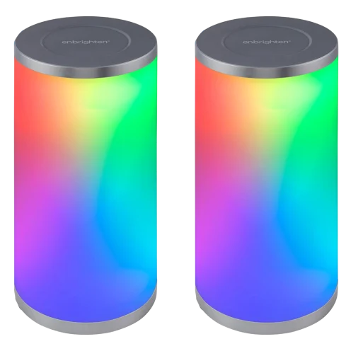 2-Pack Enbrighten LED Dynamic Color Modes Tabletop Lamps only .99: eDeal Info