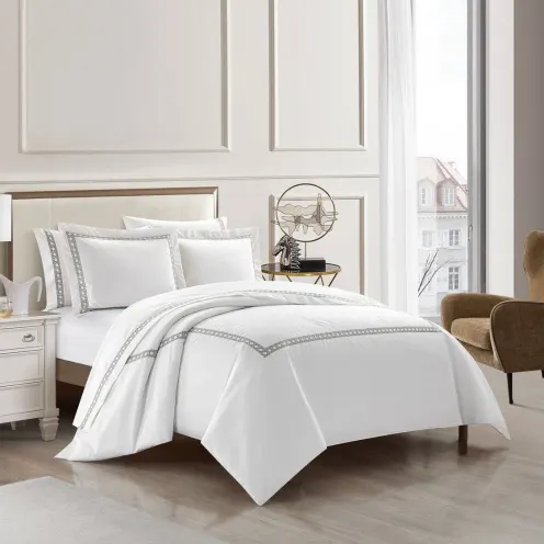 3-Piece Chic Home Microfiber Cotton Lewiston Duvet Set only .99: eDeal Info