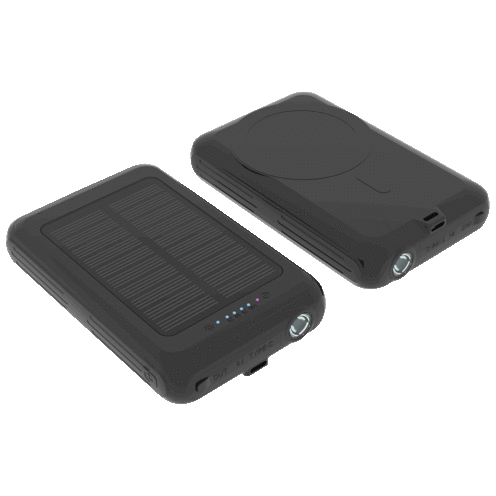 Brookstone 5000mAh Solar MagSafe Built-In Solar Panel Power Bank