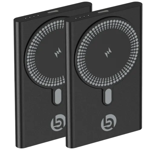 2-Pack Lifestyle Advanced 5000mAh 15W Magnetic Wireless Charging Power Banks