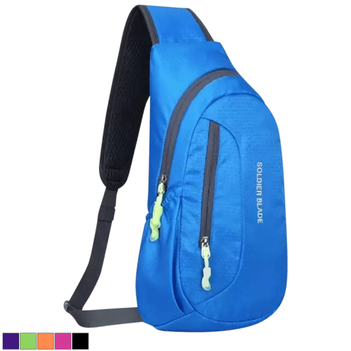 Waterproof Sling Bag Shoulder Backpack with Adjustable Strap