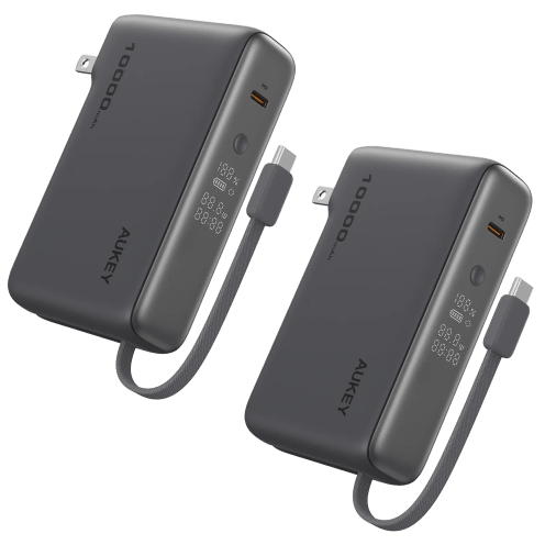 2-Pack: Aukey MixFlex Sling 30W PD 10,000mAh Power Banks