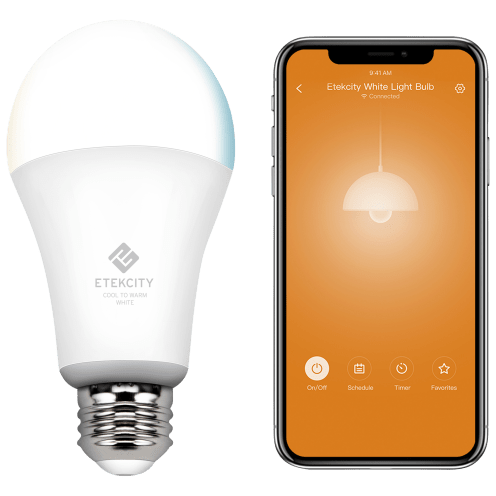 6-Pack: Etekcity Smart Led Dimmable Cool-To-Warm Light Bulbs