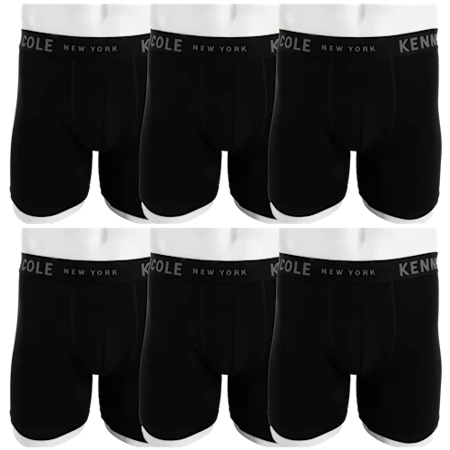 6-Pack Kenneth Cole New York Pima Cotton Modal Boxer Briefs