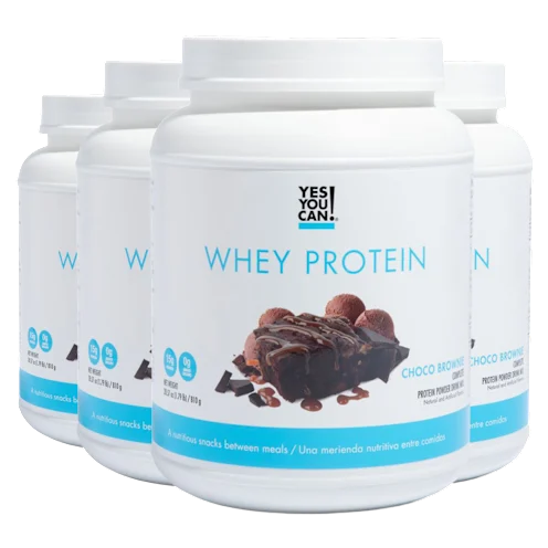 4-Pack: Yes You Can! Complete Whey Protein 810g Per Container (Choco-Brownie)