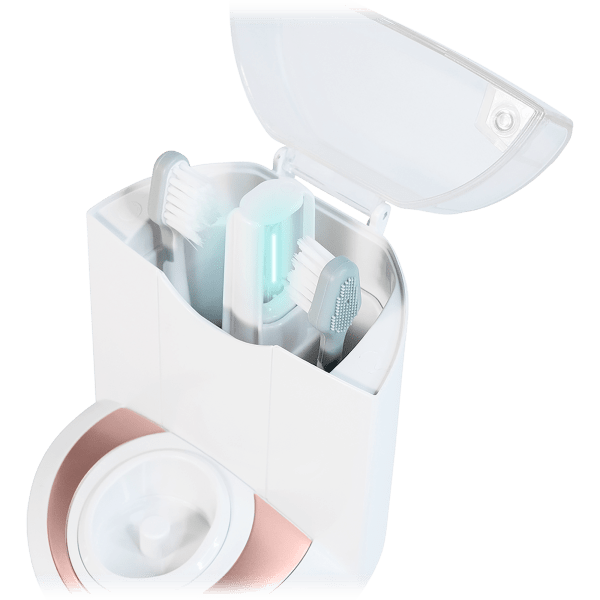 SideDeal Smile Bright Elite Sonic Toothbrush with UV Sanitizing and 6