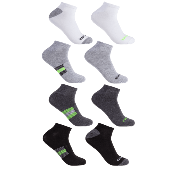 48-Pack: Steve Madden Men's Flat Knit Low Cut Socks