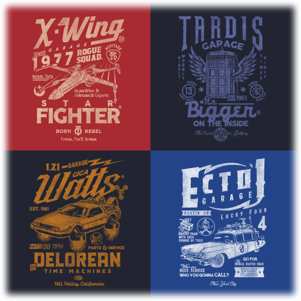 Intergalactic, Time-Traveling, Ghost-Fighting Tees