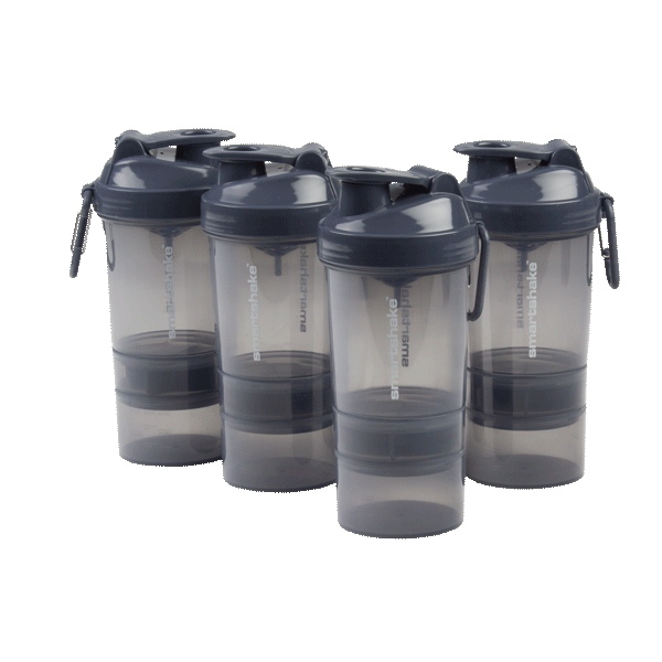 4-Pack: SmartShake Hydration & Snack Bottle Bundle