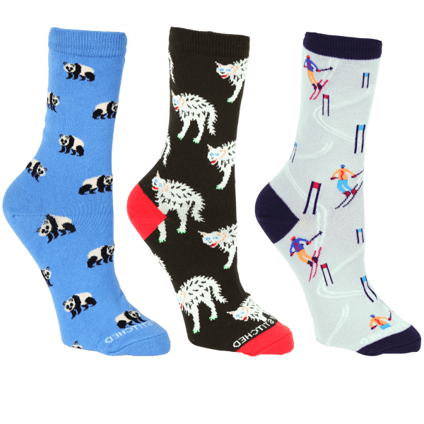 3-Pack: Unsimply Stitched Women's Dress Socks