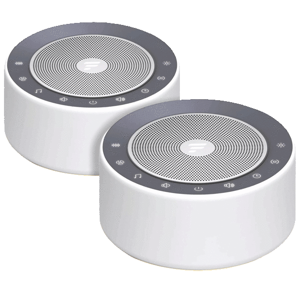 2-Pack: Letsfit White Noise Sound Machines with 30 Sounds