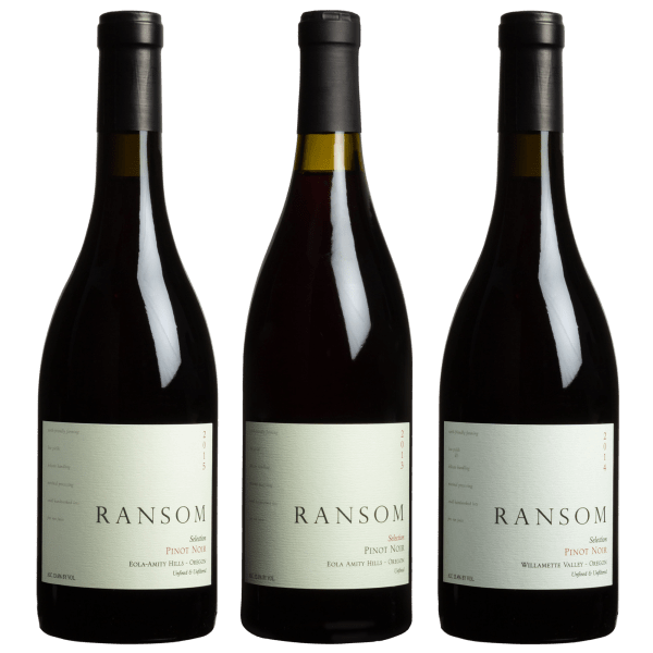 Ransom Selection Oregon Pinot Noir Vertical