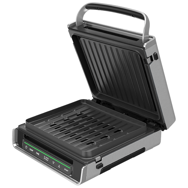 George Foreman Family Size Digital Smart Select Smokeless Indoor Grill