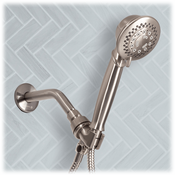 Morningsave Aquaplumb Function Massage Hand Shower In Satin Nickel